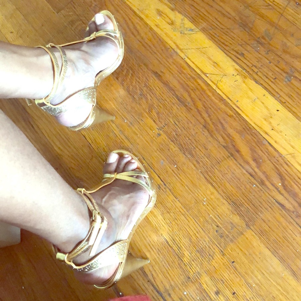 Burberry sandals wore once